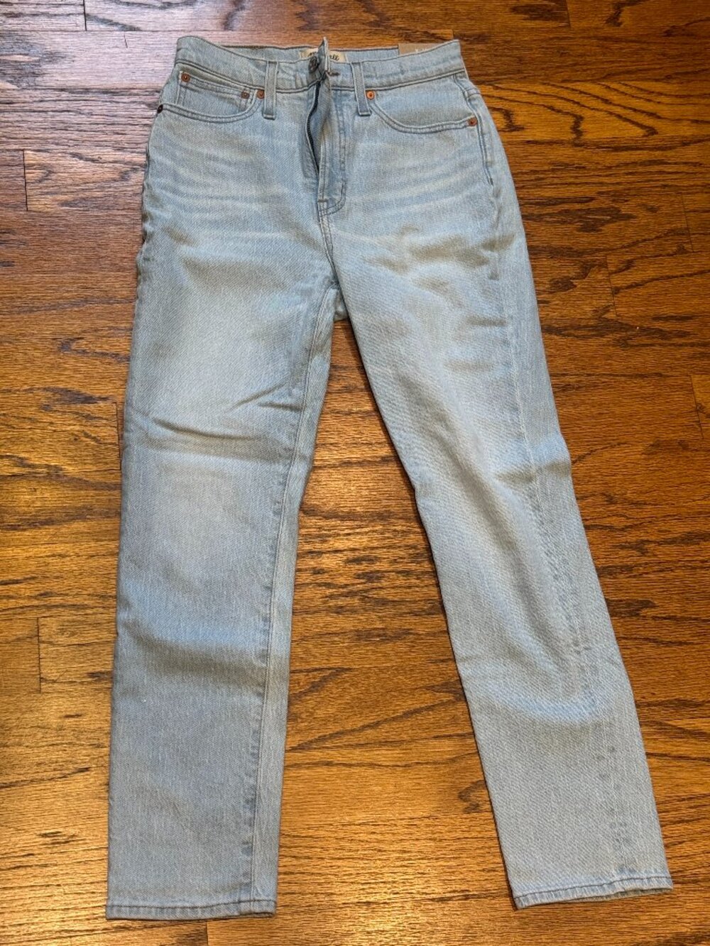 Madewell The Perfect Vintage Jeans, light wash, size 25 NWT
